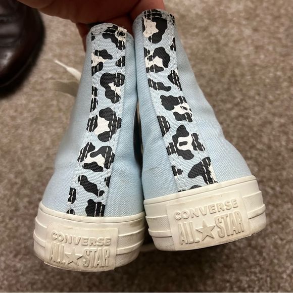 Converse High-Top Sneakers with Flame Design - Picture 2 of 6